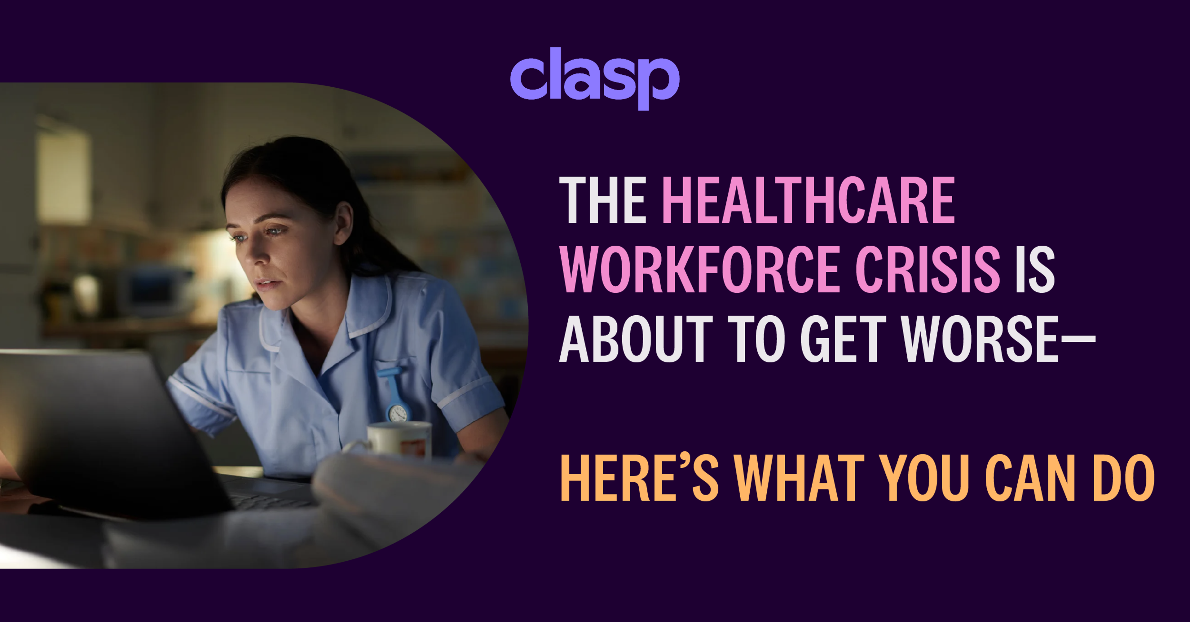 Healthcare professional looking at computer 