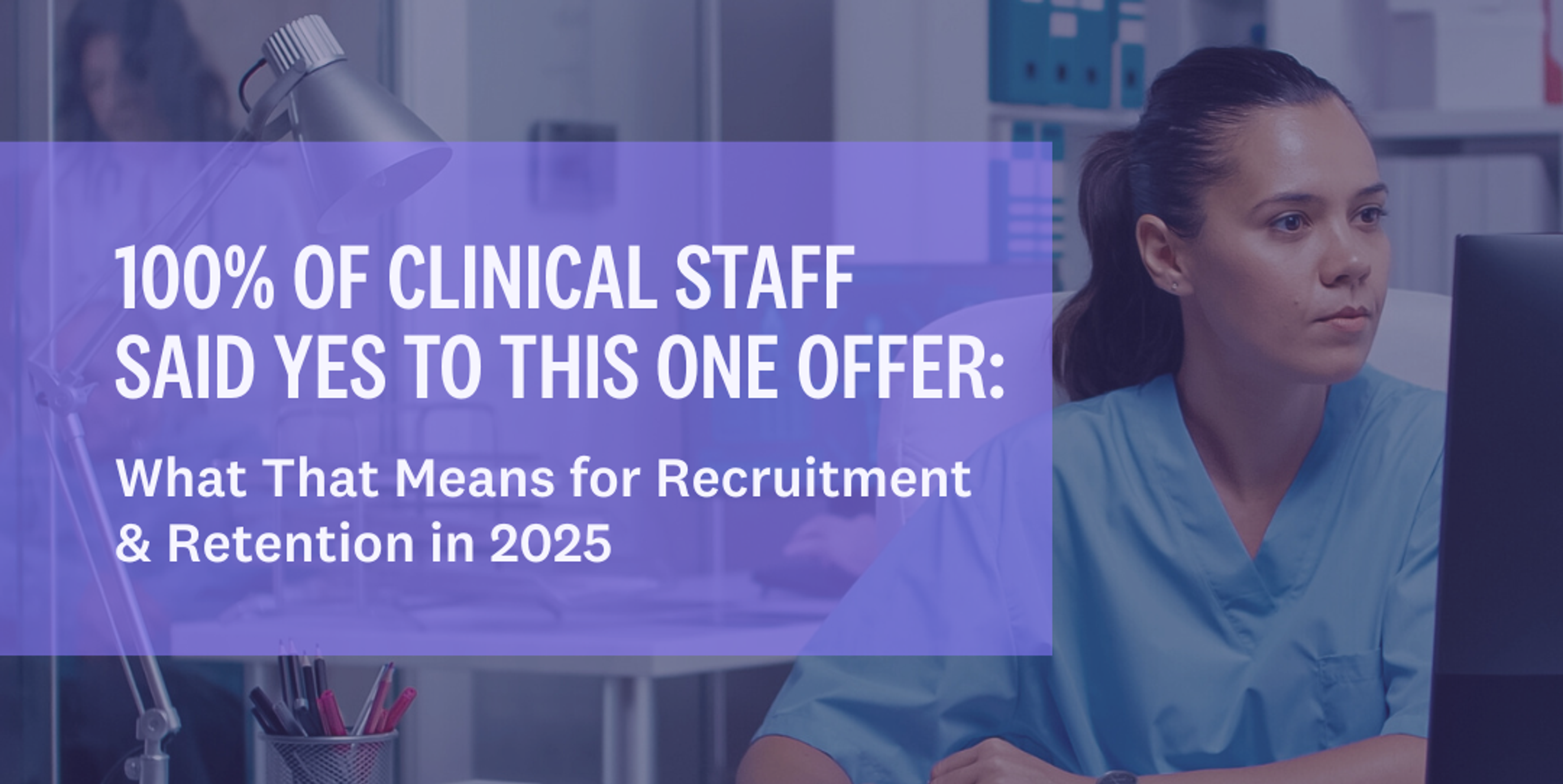 100% of clinicians said "yes" to student loan repayment