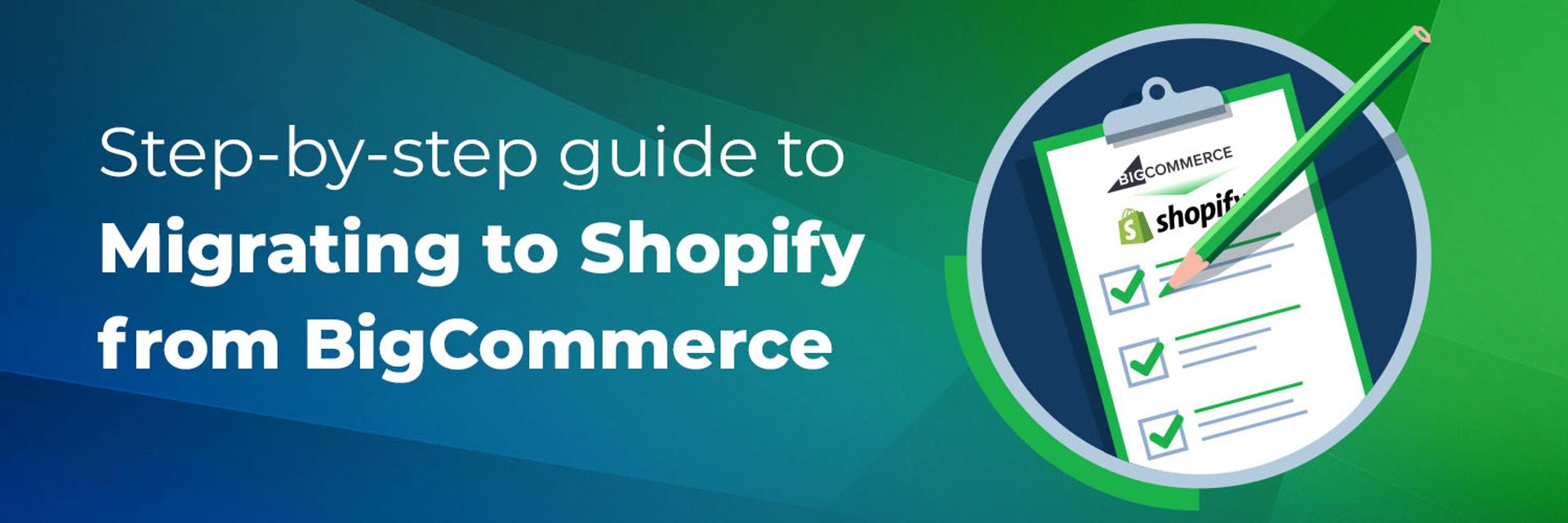 Cover for BigCommerce to Shopify Migration Checklist