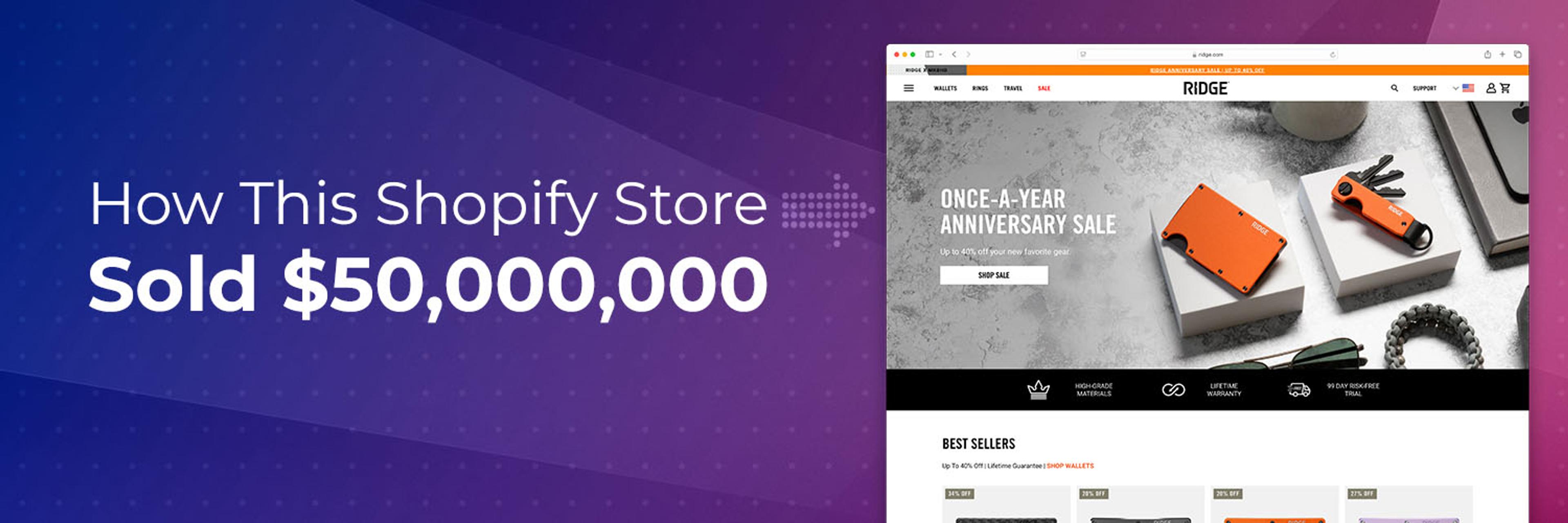 Cover for How This Shopify Store Sold $50M
