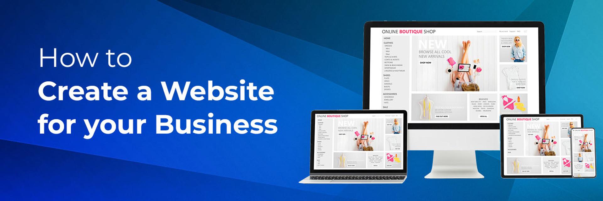 Cover for How to Create a Website for Your Business