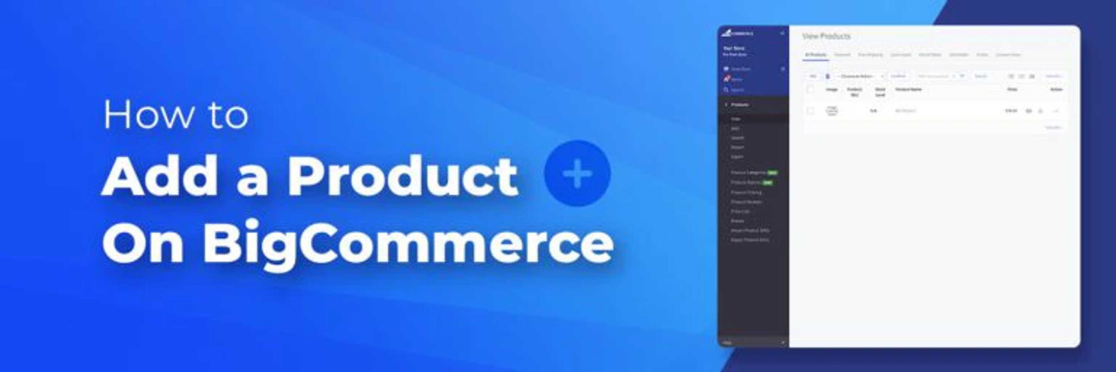 Cover for How to Add a Product to BigCommerce