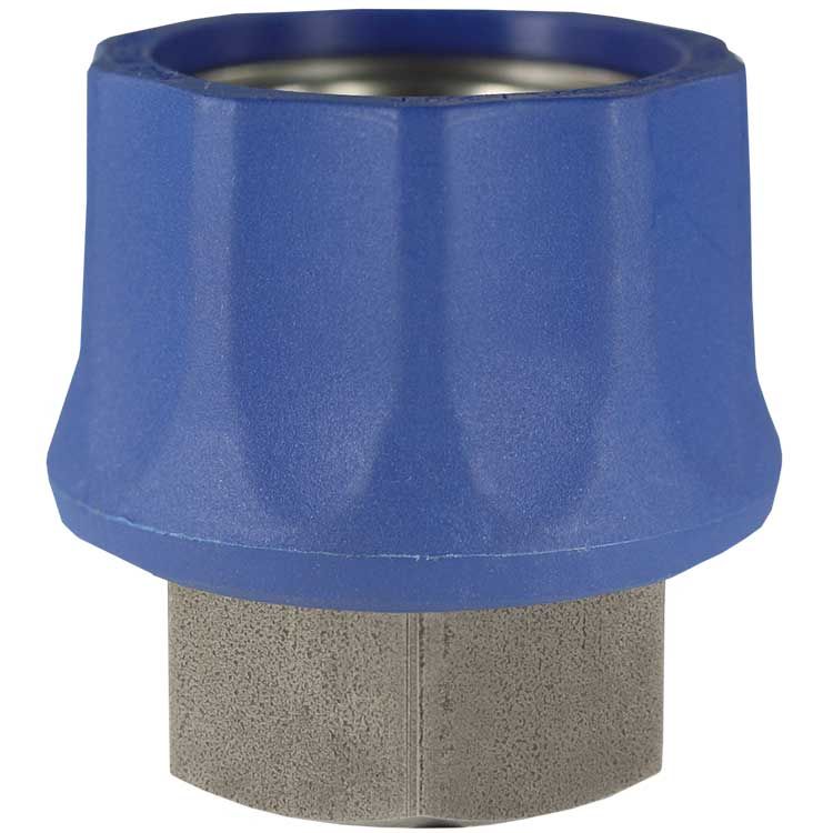 RACCORD RAPIDE ST-45-250 KW 3/8F INOX BLEU