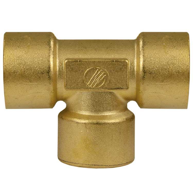 TE 3/8F LAITON 350 BAR