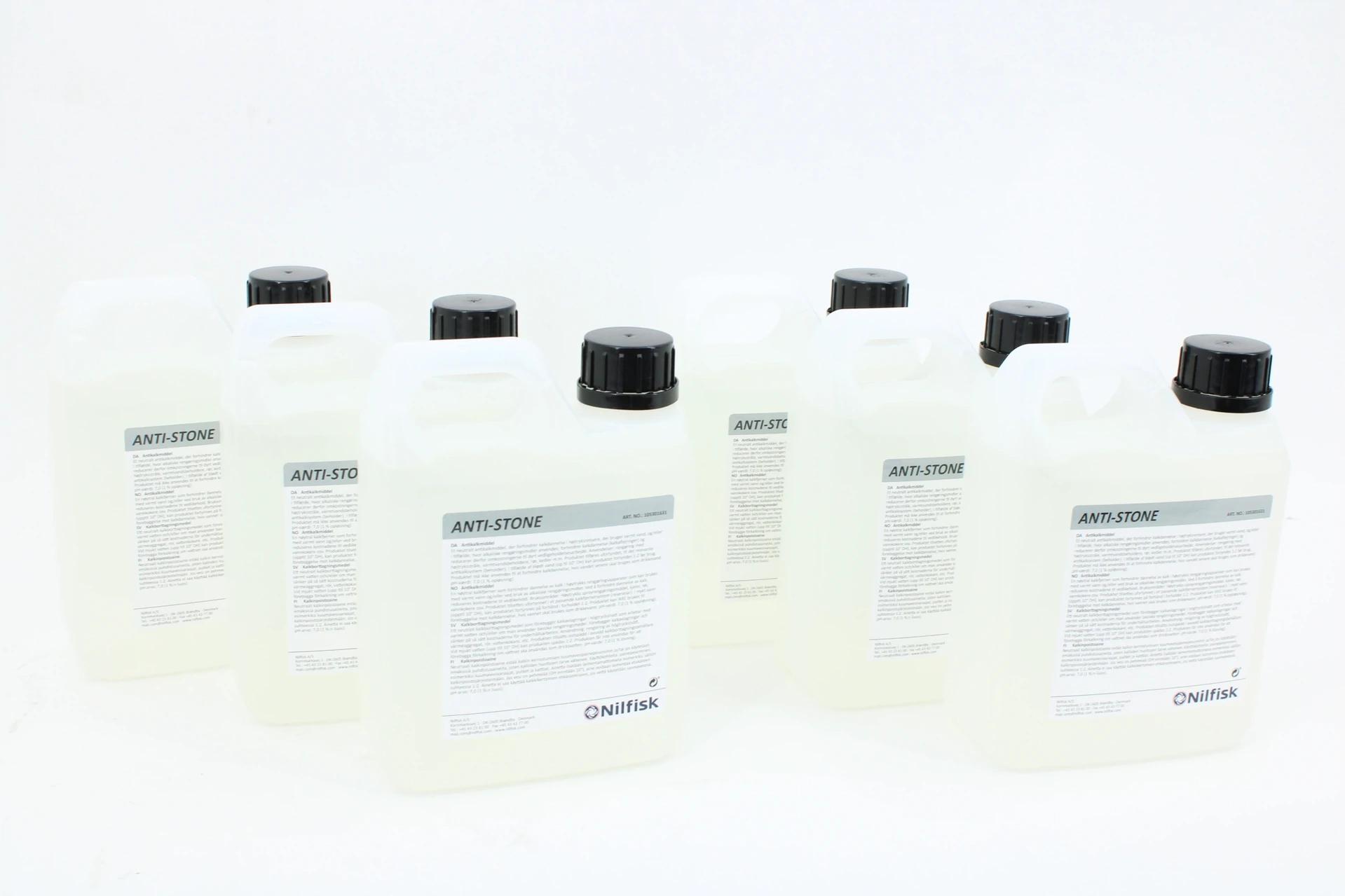 ANTI-STONE SV1 6 X 1 L
 Agent anti-mousse (antitartre).