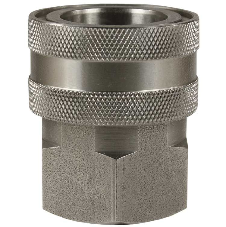 RACCORD RAPIDE ST-45-250 KW 1/2F INOX  BLEU