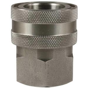 RACCORD RAPIDE ST-45-250 KW 1/2F INOX  BLEU