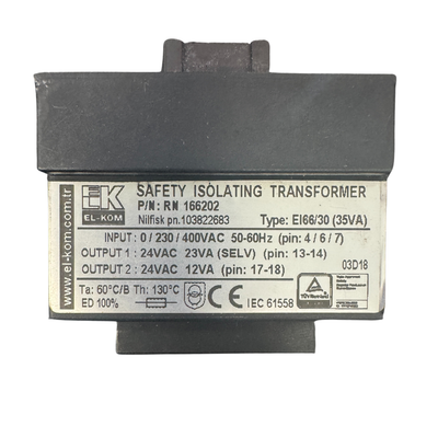 TRANSFORMATEUR 230/400V 2X24V NÉO