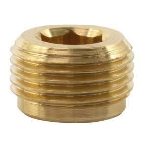 BOUCHON 1/8M SANS COLLERETTE LAITON