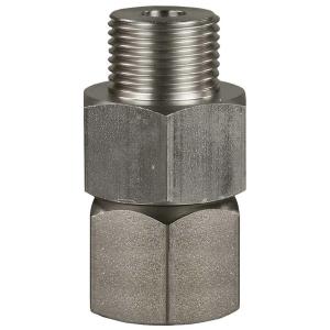 RACCORD ROTATIF 3/8M:3/8F INOX