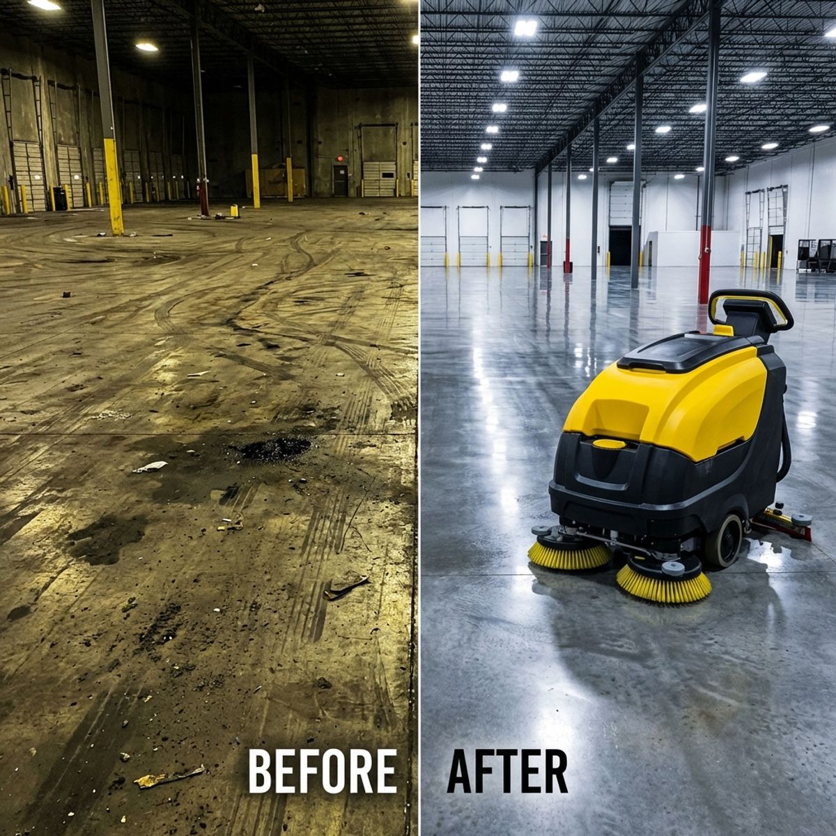 Comparatif sol sale vs propre