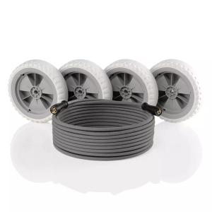 KIT ROUES/FLEXIBLE ANTI-TRACE VALABLE POUR GRAND QUADRO/THERM-1/THERM RP SANS ENROULEUR