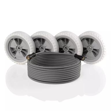 KIT ROUES/FLEXIBLE ANTI-TRACE VALABLE POUR GRAND QUADRO/THERM-1/THERM RP SANS ENROULEUR