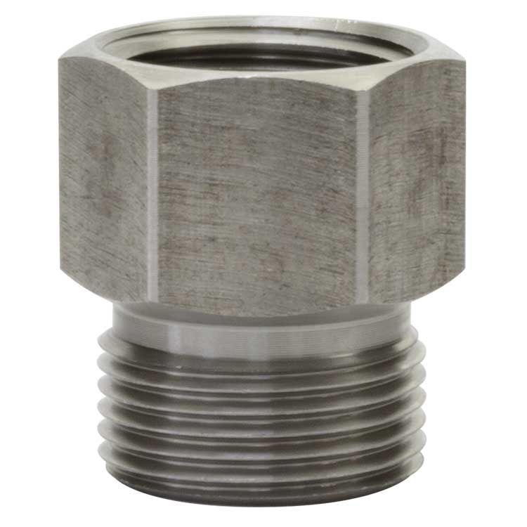 ADAPTATEUR M22M:1/2F INOX