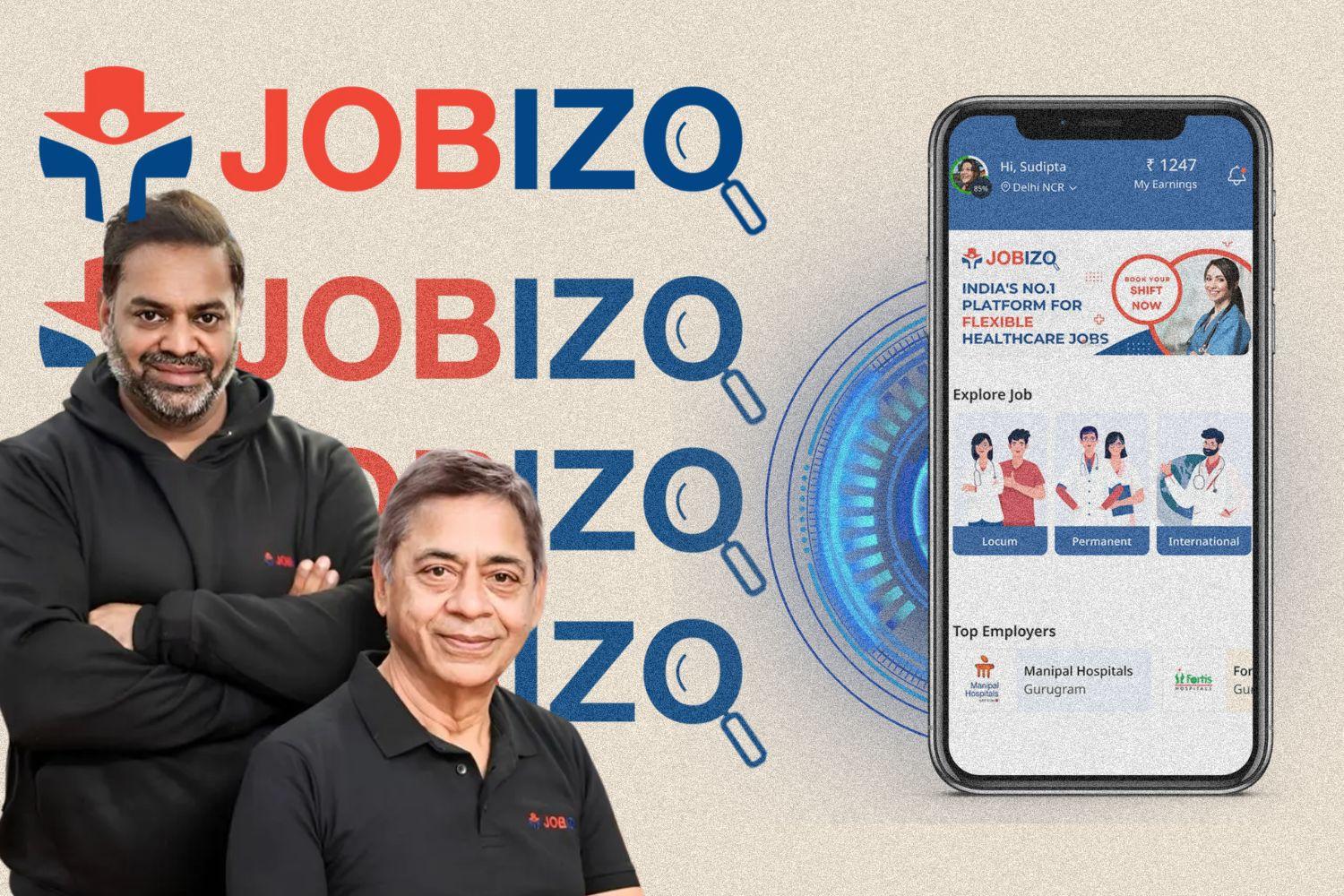 Image presenting Avishek Agarwal and Naveen Trehan from Jobizo