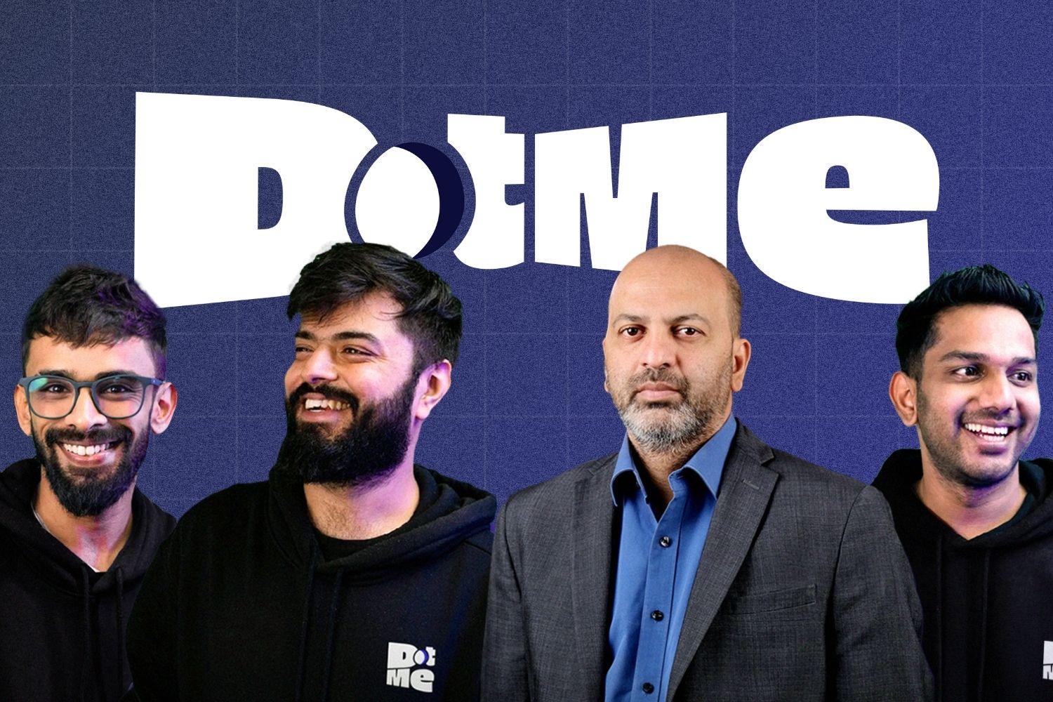 Image of DotMe founders and the investor Mirza L. Baig
