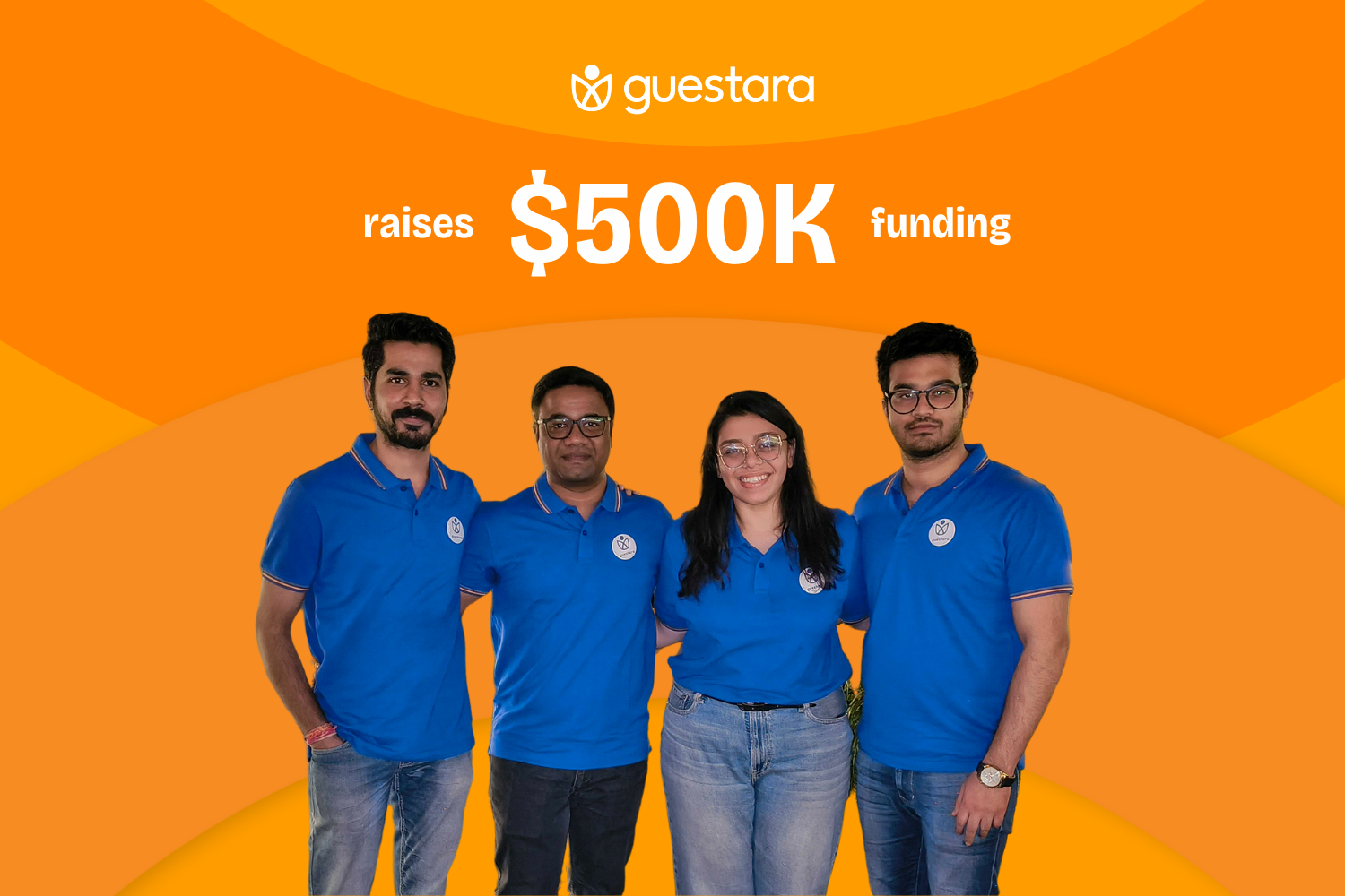 Image showing Guestara's founding team