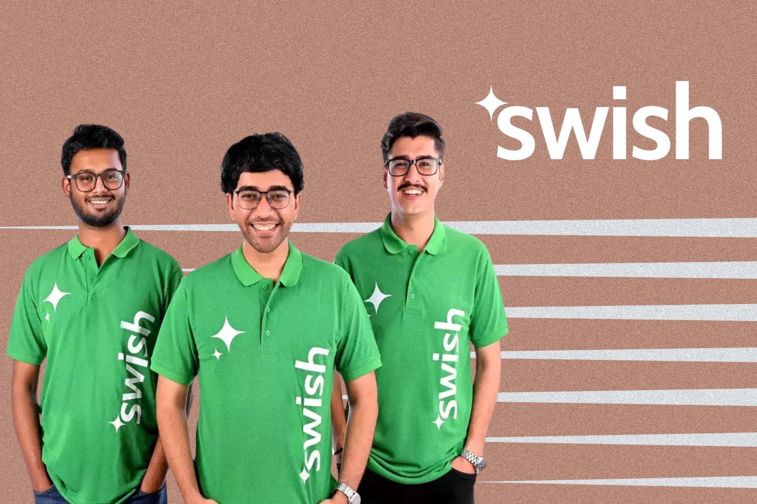 Image presenting founders of Swish.