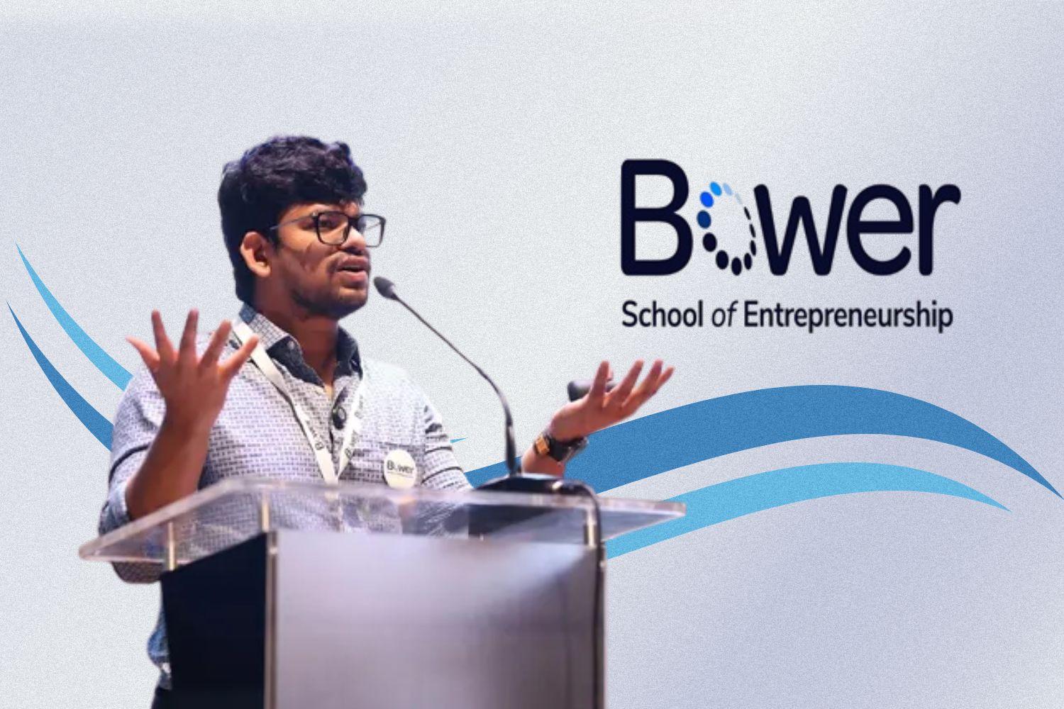 Creative image presenting the logo of Bower School of Entreprenuership