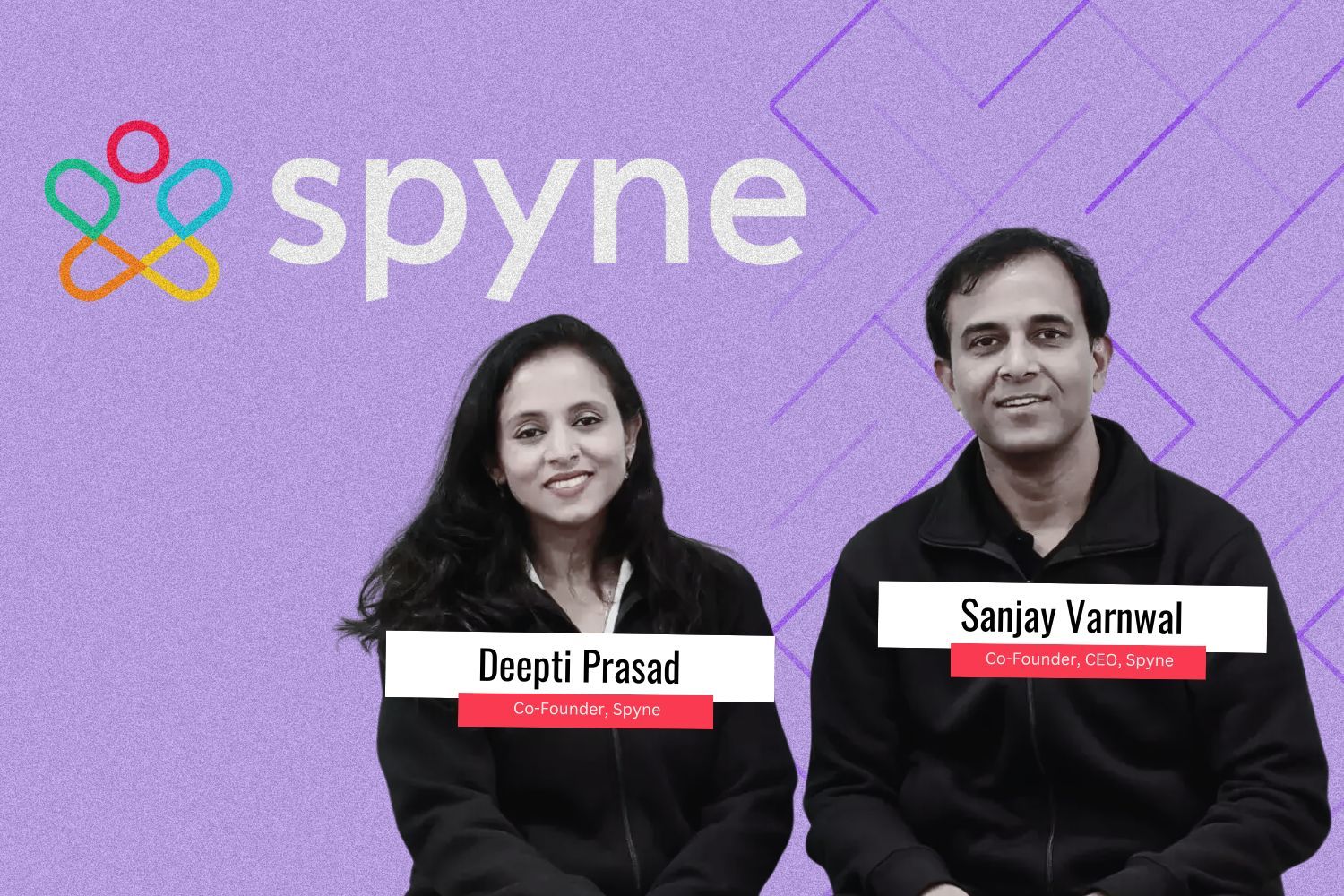 Image presenting Deepti Prasad and Sanjay Varnwal from the Spyne.