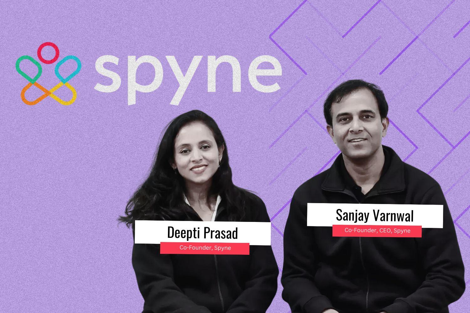 Image presenting Deepti Prasad and Sanjay Varnwal from the Spyne.