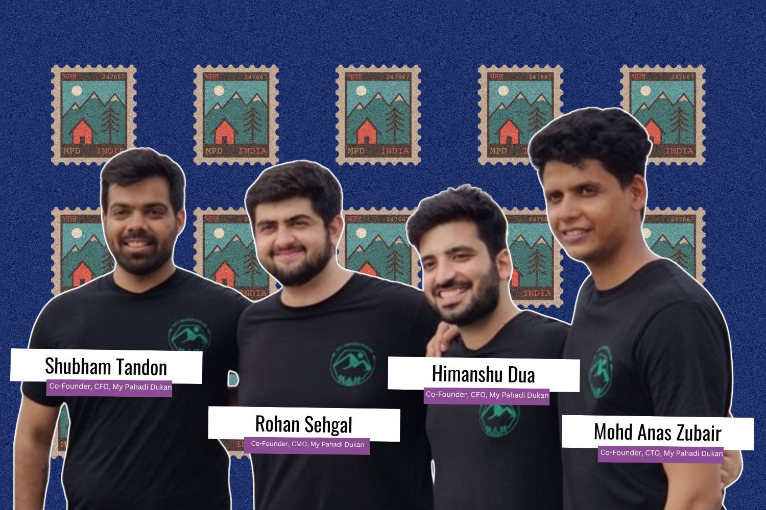Image presenting the team of My Pahadi Dukan.