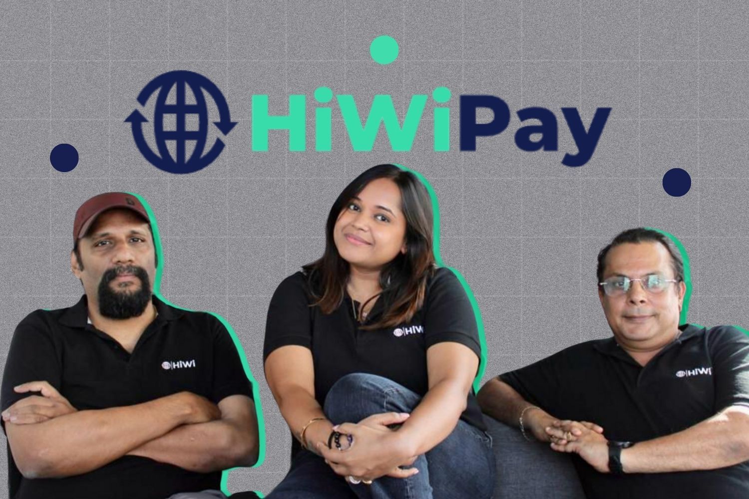 Image presenting the founders of HiwiPay 