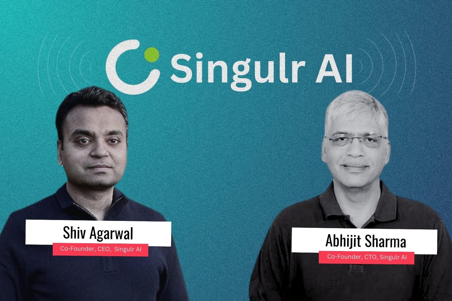 Image presenting Shiv Agarwal and Abhijit Sharma from Singulr AI .
