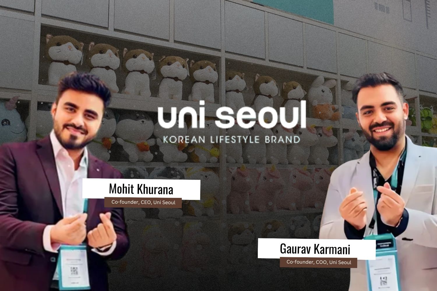Image presenting Mohit Khurana, Co-founder, CEO, UniSeoul and Gaurav Karmani, Co-founder, COO, UniSeoul.