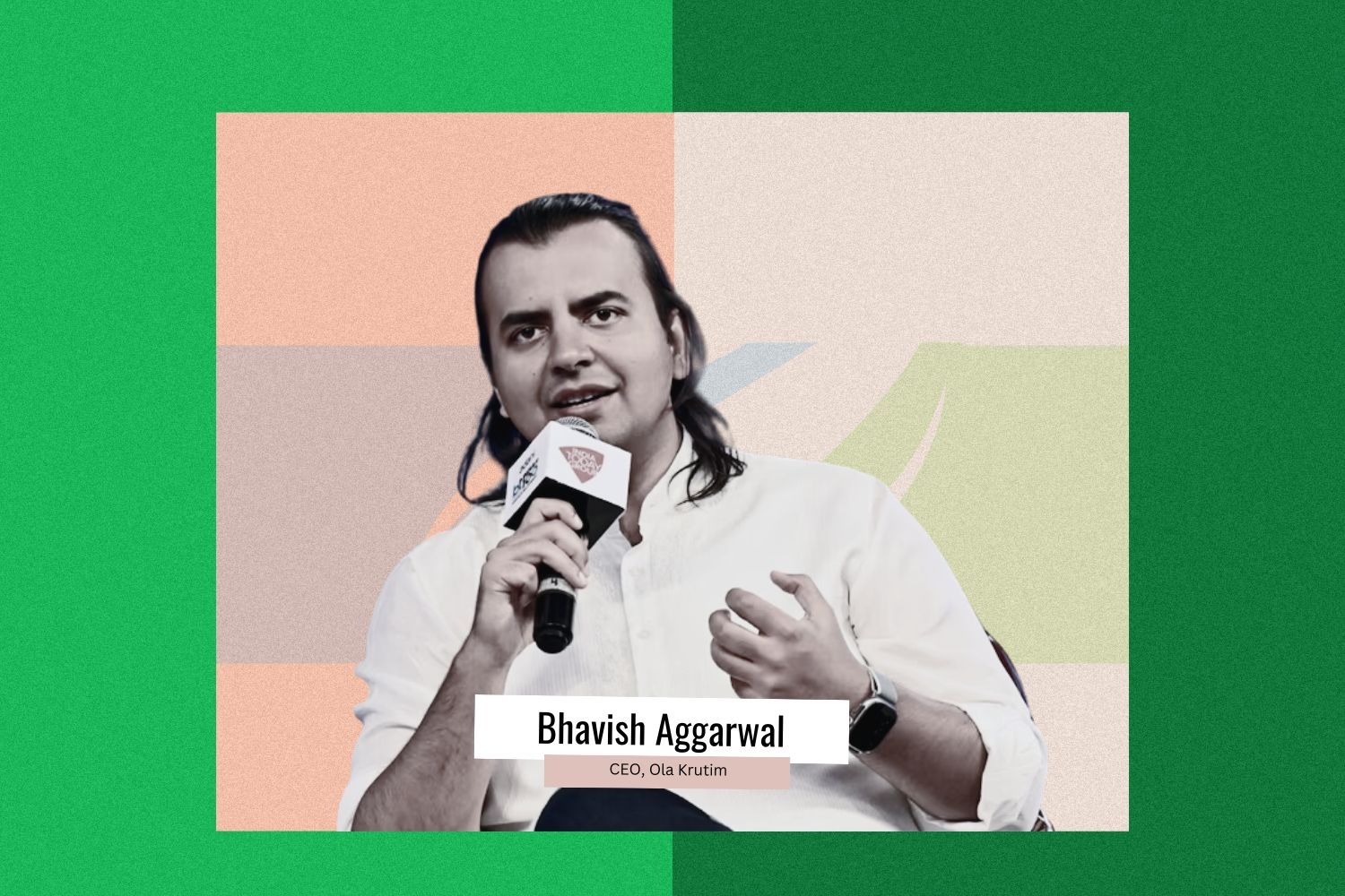 Image presenting Bhavish Aggarwal, CEO of Krutim