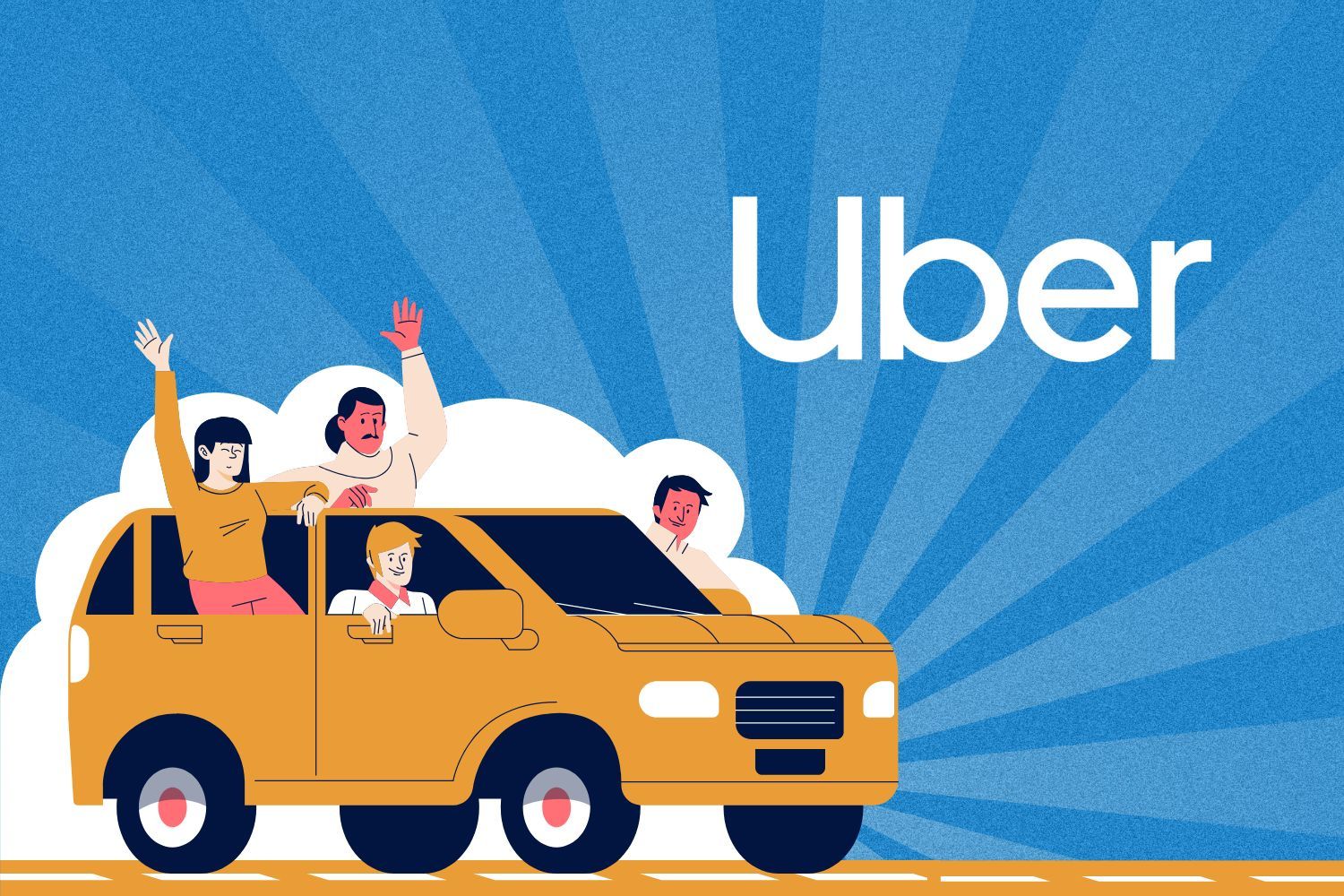 Generic Banner with Uber logo