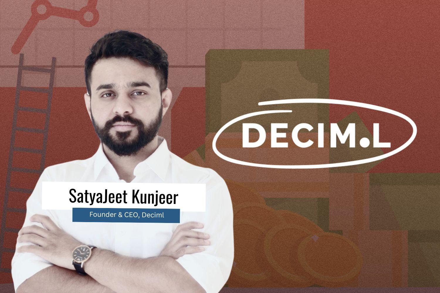 Image presenting Satyajeet Kunjeer from Deciml.