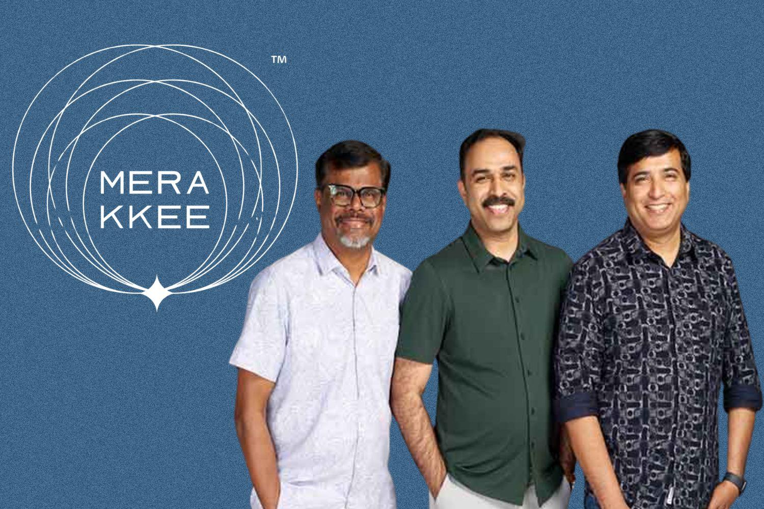 Image presenting Ajit Kurien and Robin Kurian, and Ajith Alex George from Merakkee.