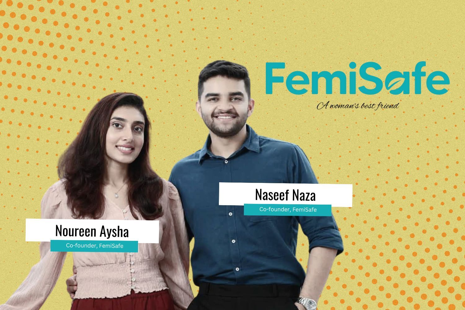 Image presenting co-founders of FemiSafe.