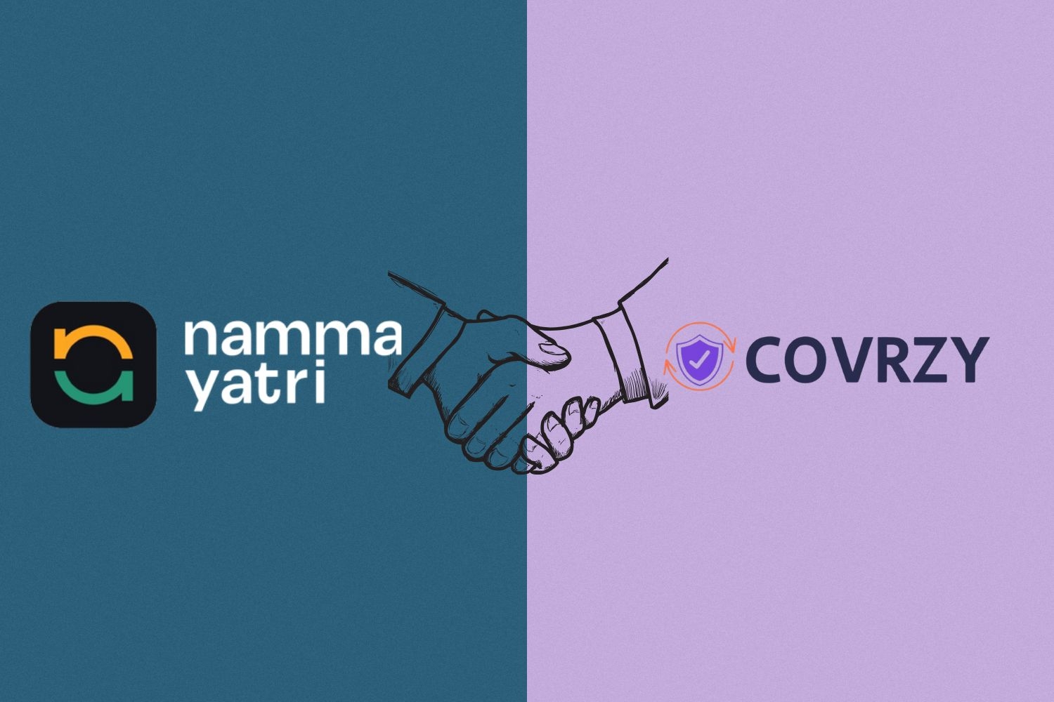 Image presenting collaboration of Namma Yatri and Covrzy.
