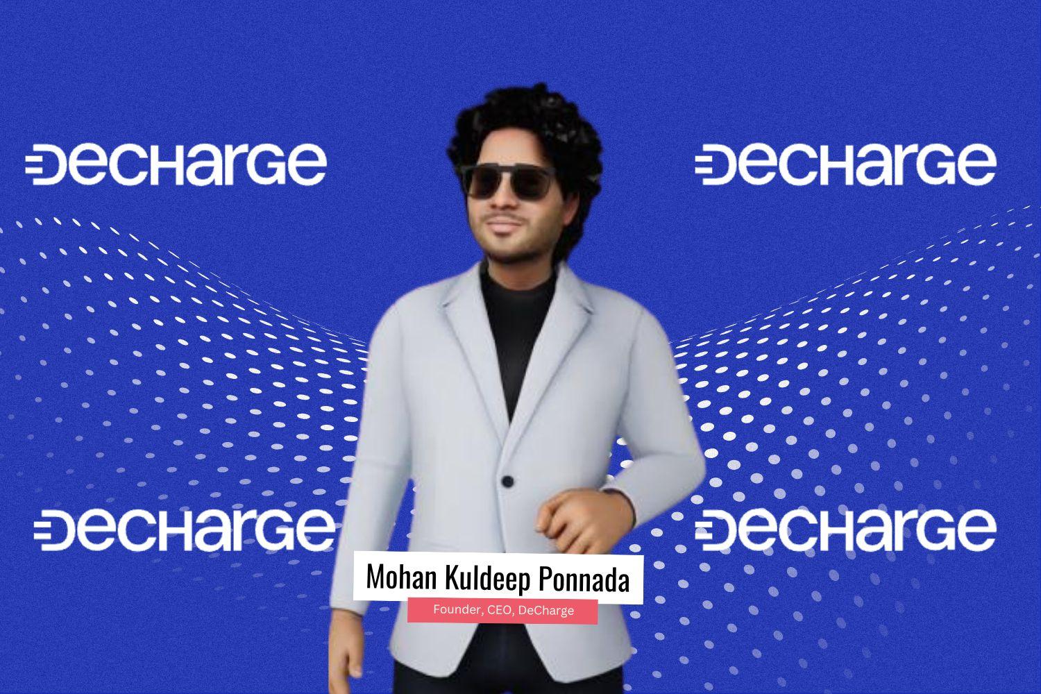 Image presenting the founder and CEO, Mohan Kuldeep Ponnada from Decharge.