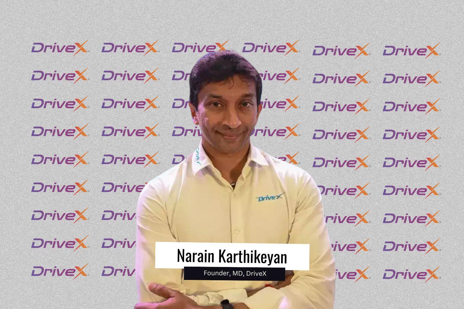 Image presenting Narain Karthikeyan, Founder and MD, DriveX.