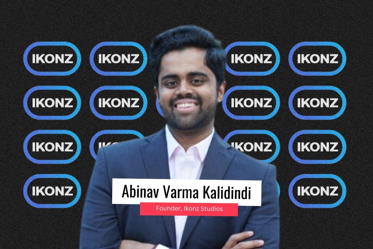 Image presenting Abinav Varma Kalidindi from the IKONZ.