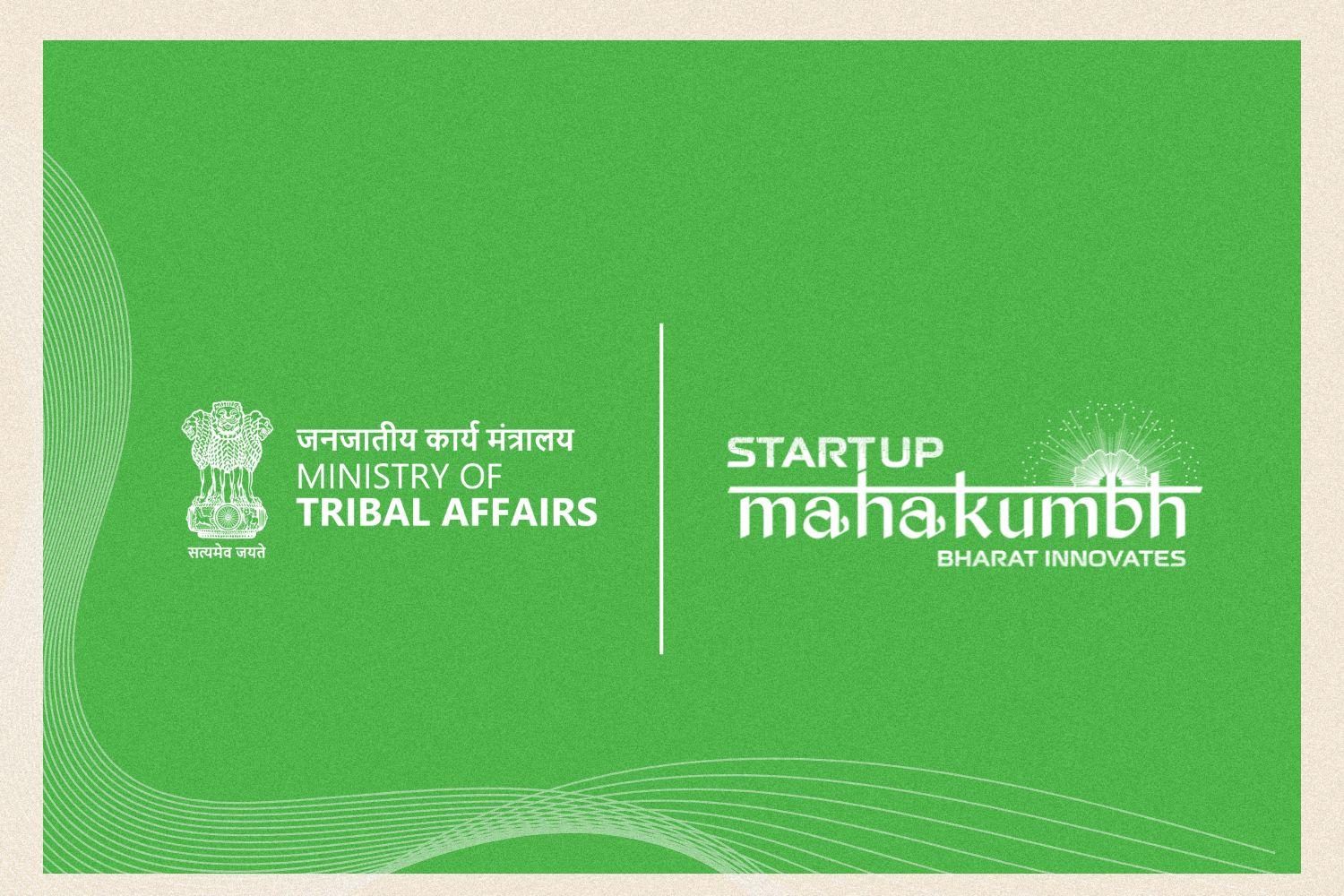 Image presenting the logo of Ministry of Tribal Affairs and Startup Mahakumbh.