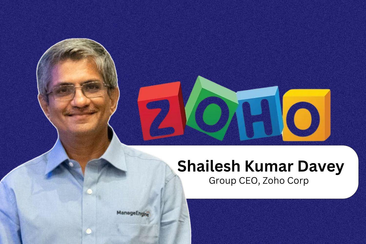 Image presenting Shailesh Kumar Davey from Zoho Corp