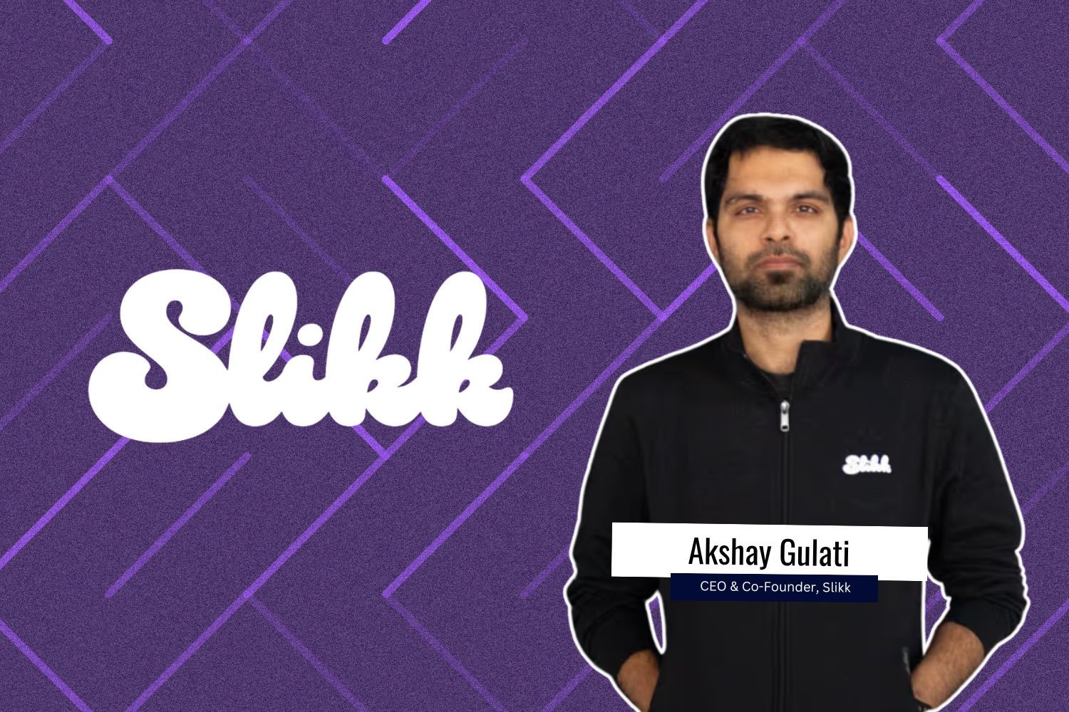 Image presenting the CEO and Co-founder from Slikk.