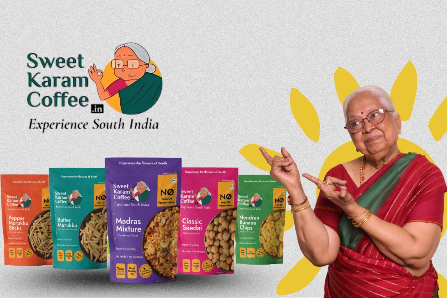 Creative Image presenting the Sweet Karam Coffee