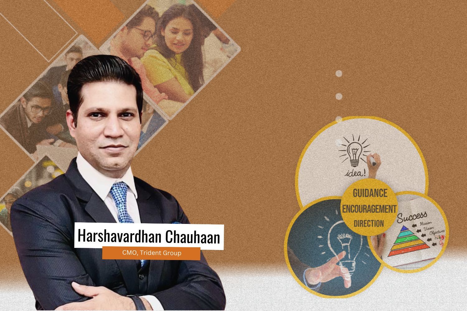 Image presenting Harshavardhan Chauhaan, launching Young Entrepreneurs Fund.