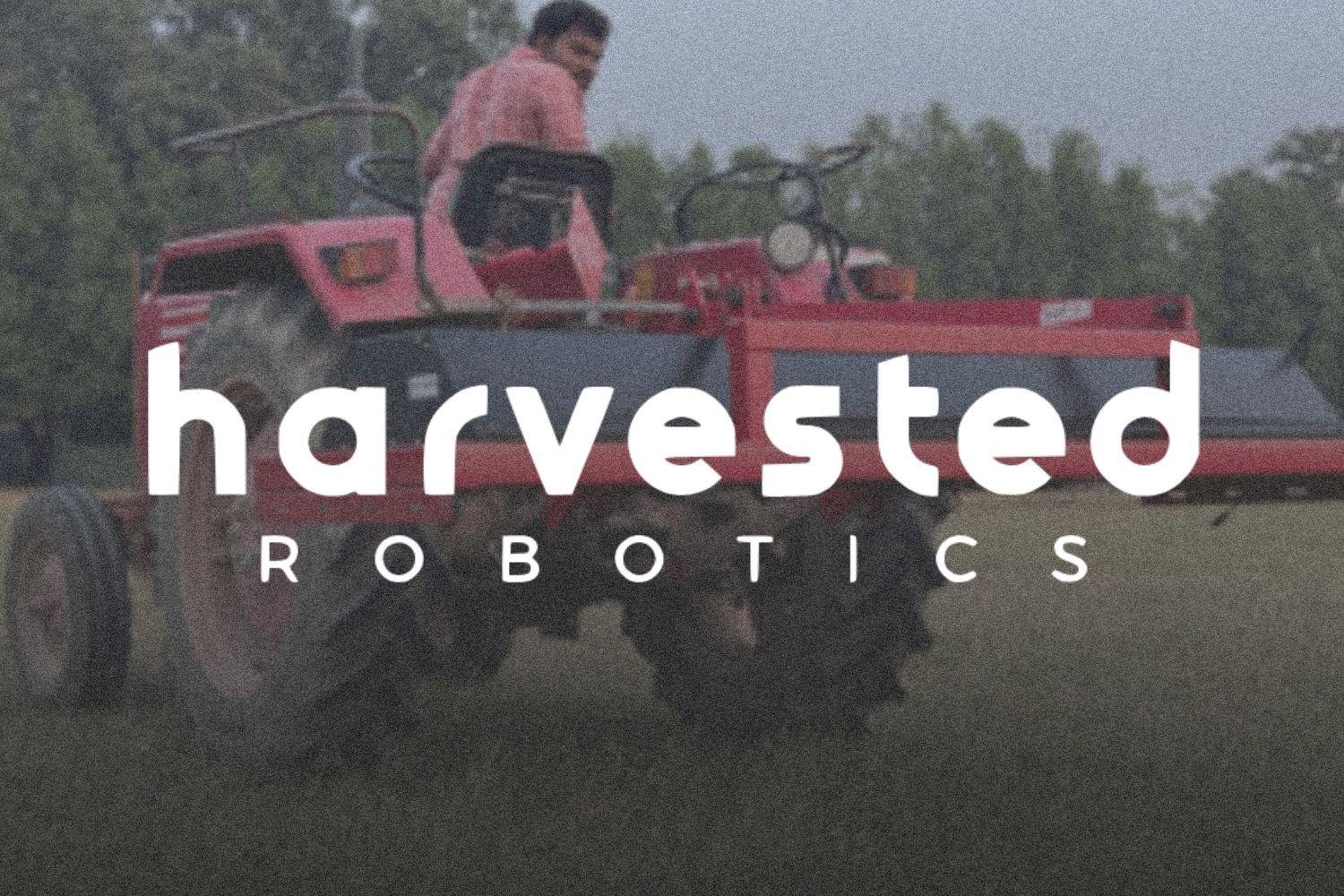 Creative image with the logo of harvested robotics.