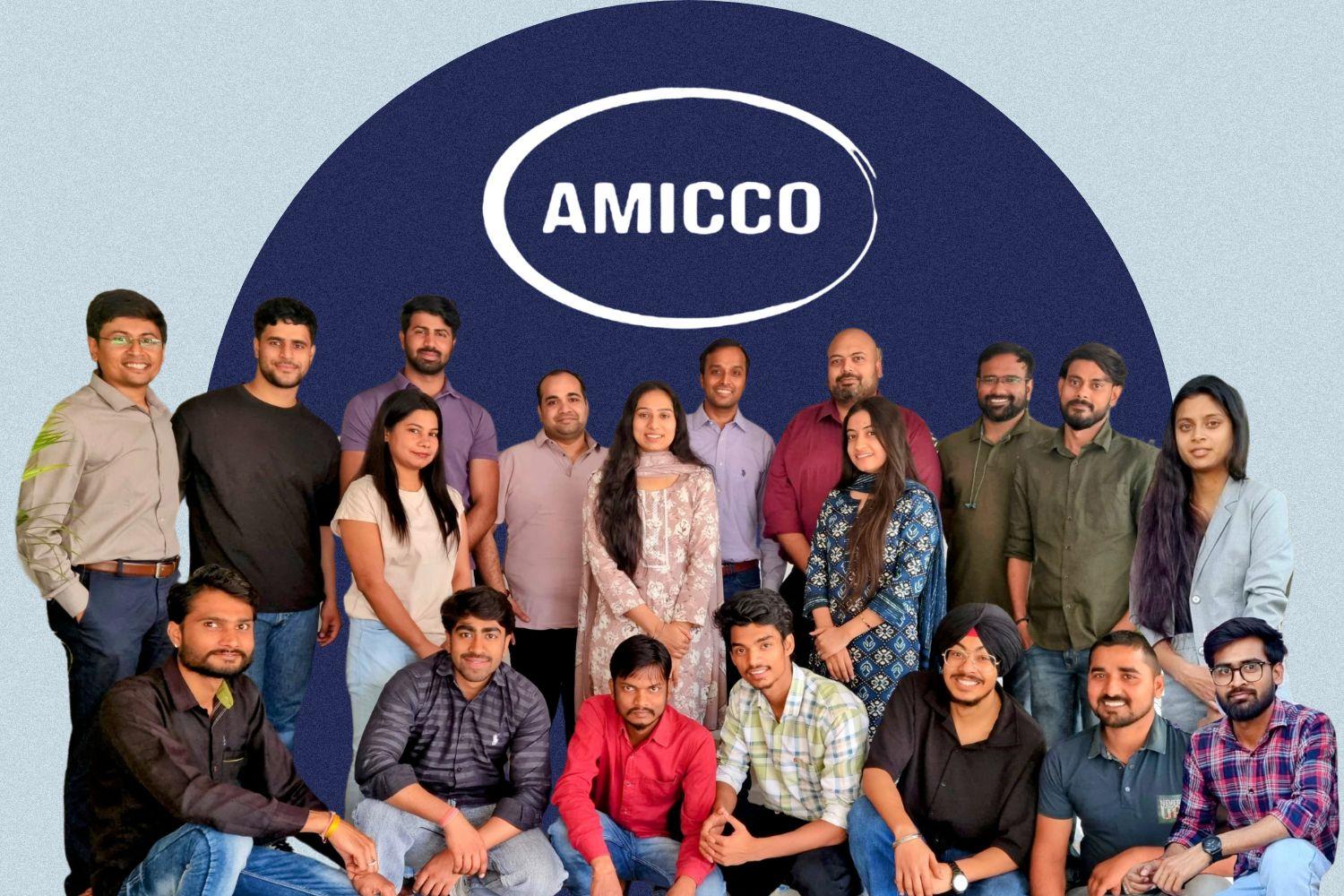Image presenting the team of Amicco.