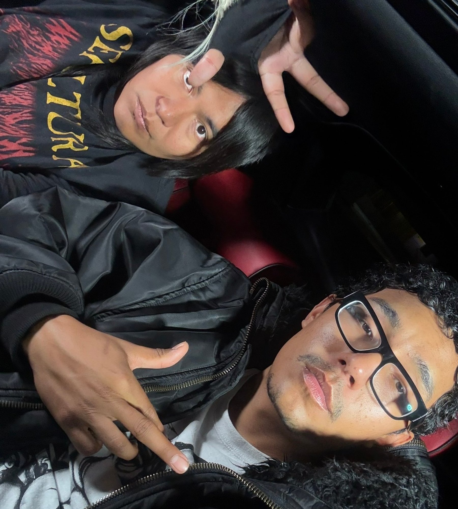 Me n nico chillin flicking up