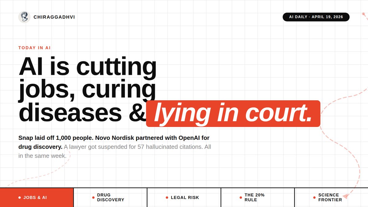 AI is Cutting Jobs, Curing Diseases & Lying in Court