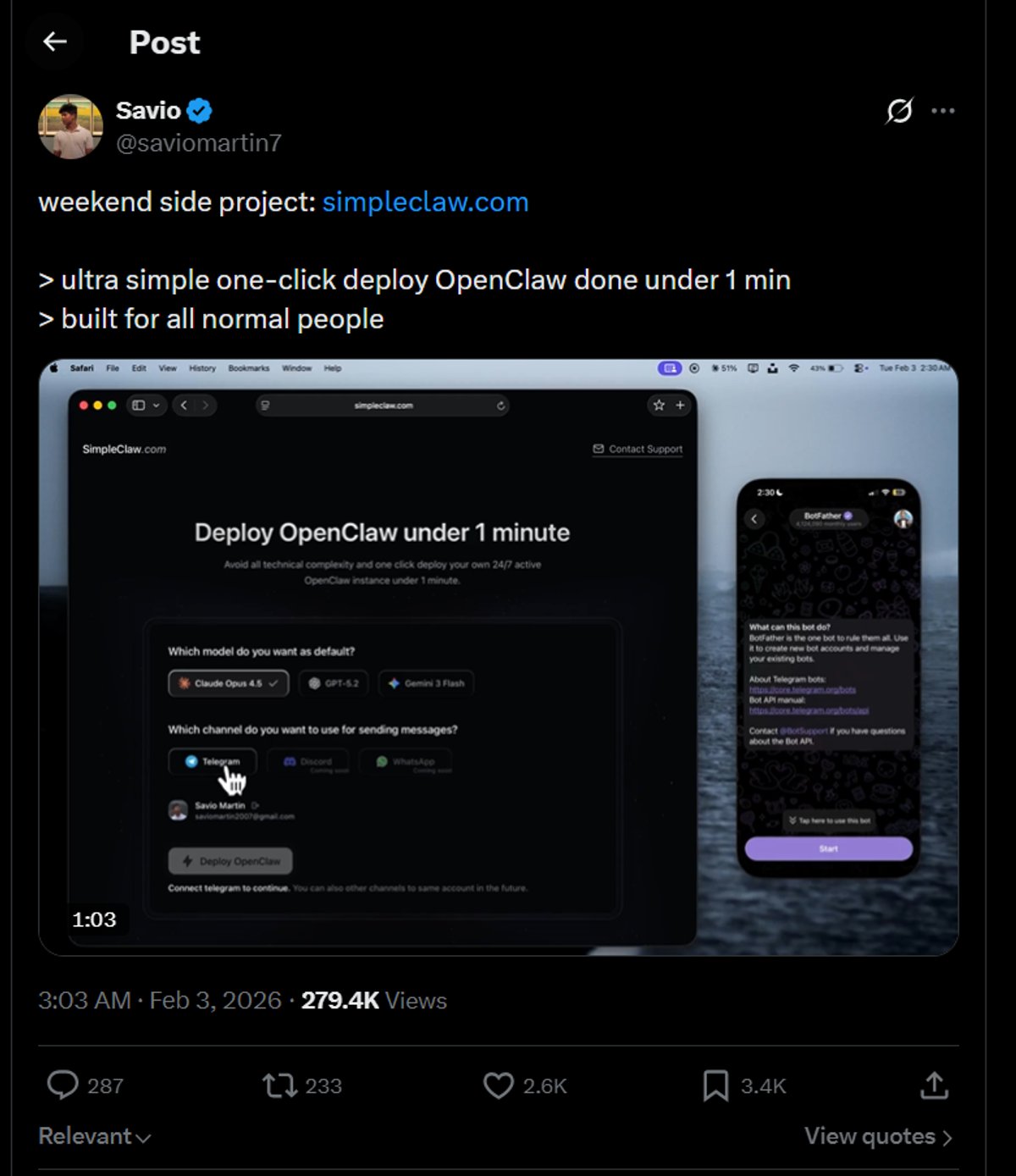 SimpleClaw