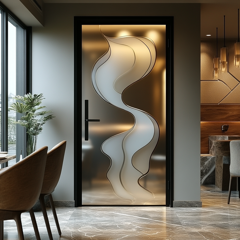 monertov Glass Panel Hinge Type Single Leaf Swing Door and Si 29b8d0e6 a582 4c02 b642 d2518eb9adf0 2