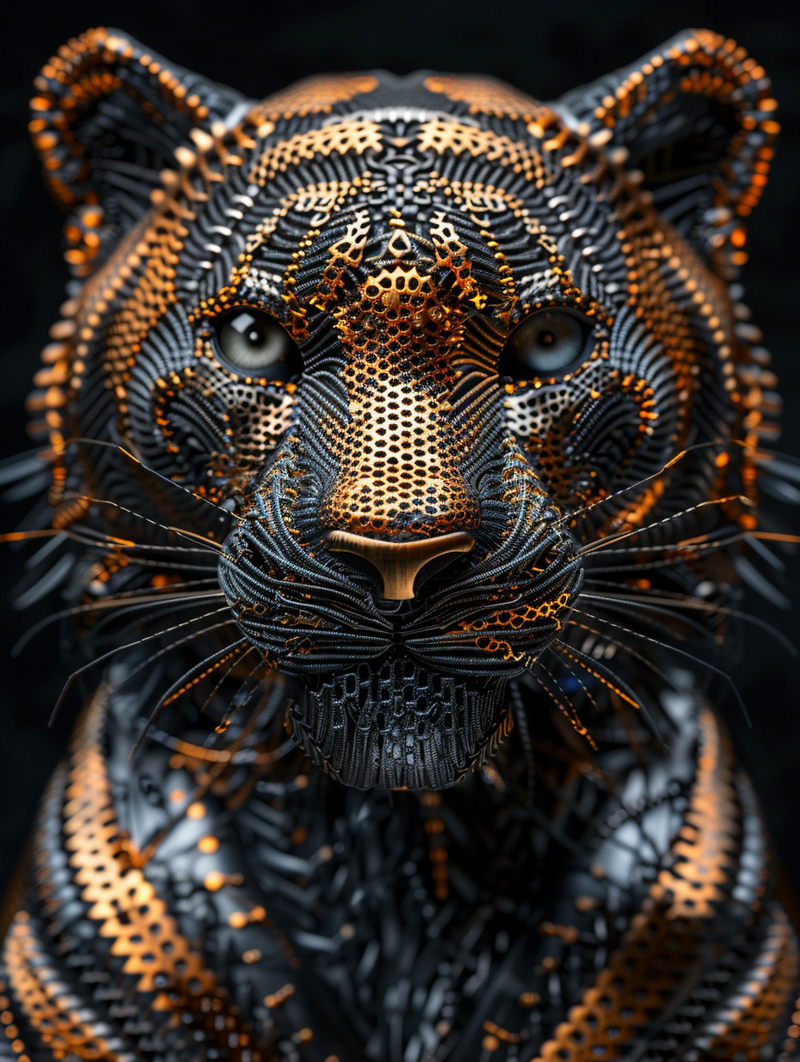 monertov 3D Chainmail sculpture full body hero shot of an awe d6e27f9a de60 44bd b65e 971bfca78f17 0